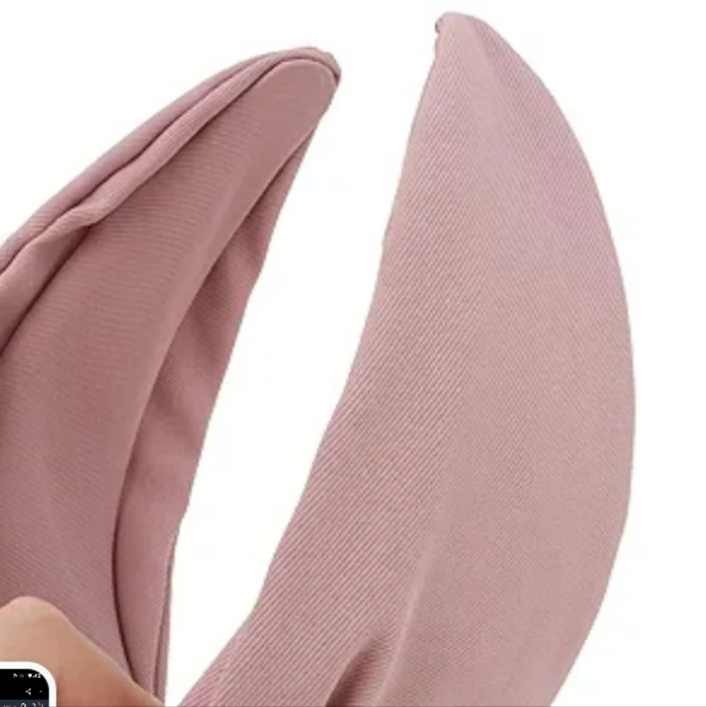 Dusty Rose / Mauve Satin Knotted Top Wide Headband